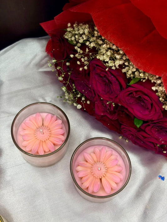 Daisy Candle Jar — Soy Wax Candle for Housewarming Gifts - Candles By Midnight