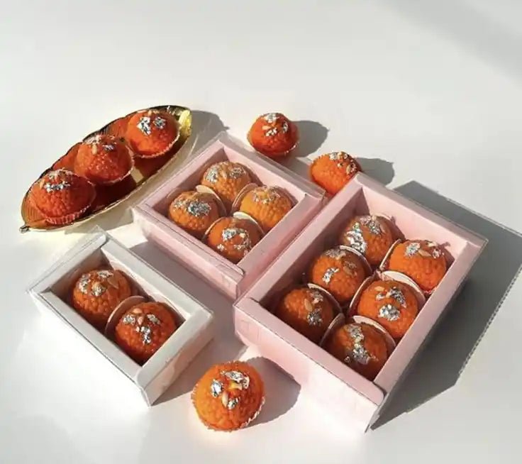 Laddu Candle | Laddo Candle (Pack of 12) - Candles By Midnight