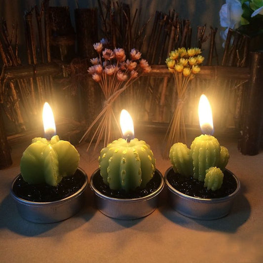 Plant Tea light Candle — Soy Wax Tealight Candles for Wedding Favours | Pack of 8 - Candles By Midnight