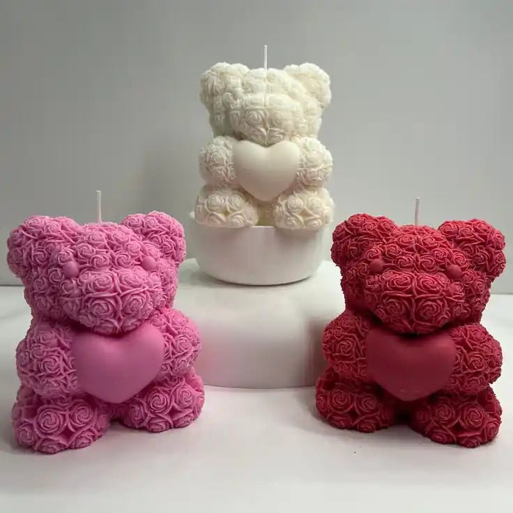 Buy Teddy Bear Rose Candle | Romantic Gifting Soy Wax Candle  Candles By  Midnight