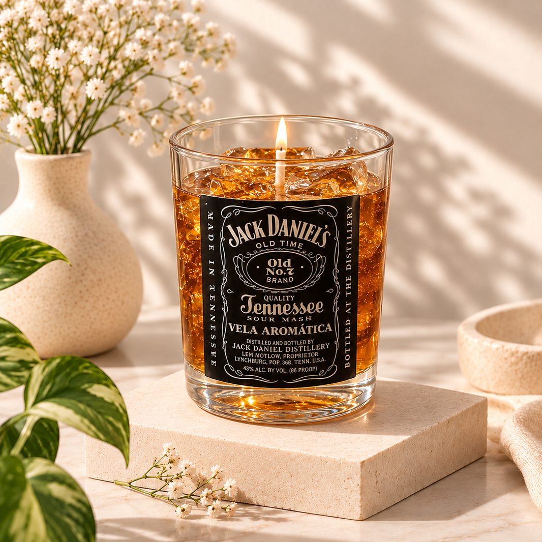Jack Daniels Candle Jar