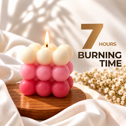 Bubble — Soy Wax Sculpted Candle for Diwali & Puja Gifting