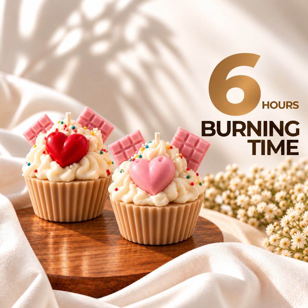 Cupcake — Soy Wax Dessert Candle for Rakhi Gifting