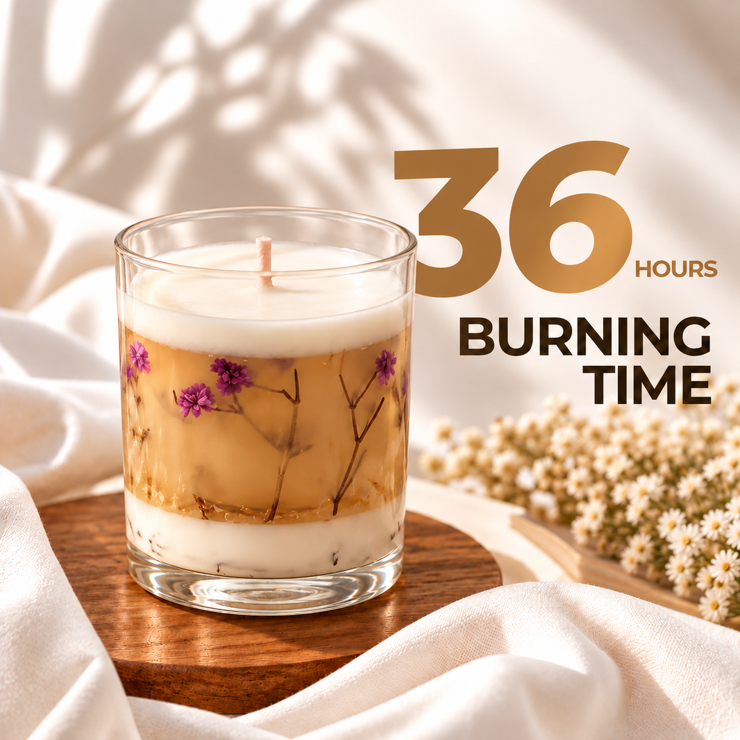 Frozen in Time Candle Jar — Soy Wax Candle for Housewarming Gifts
