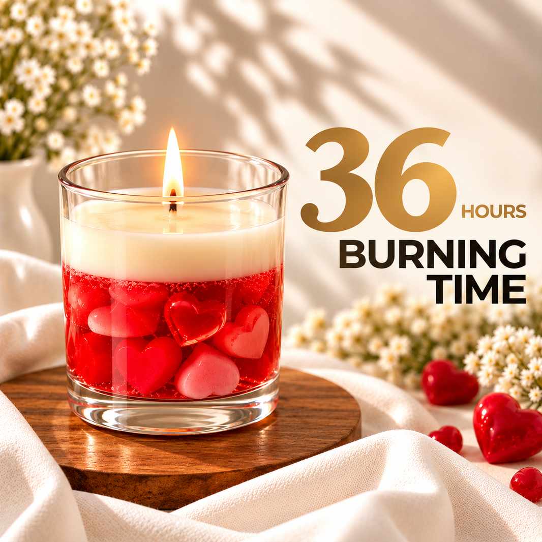 Frozen in Love Candle Jar — Soy Wax Candle for Romantic Gifting