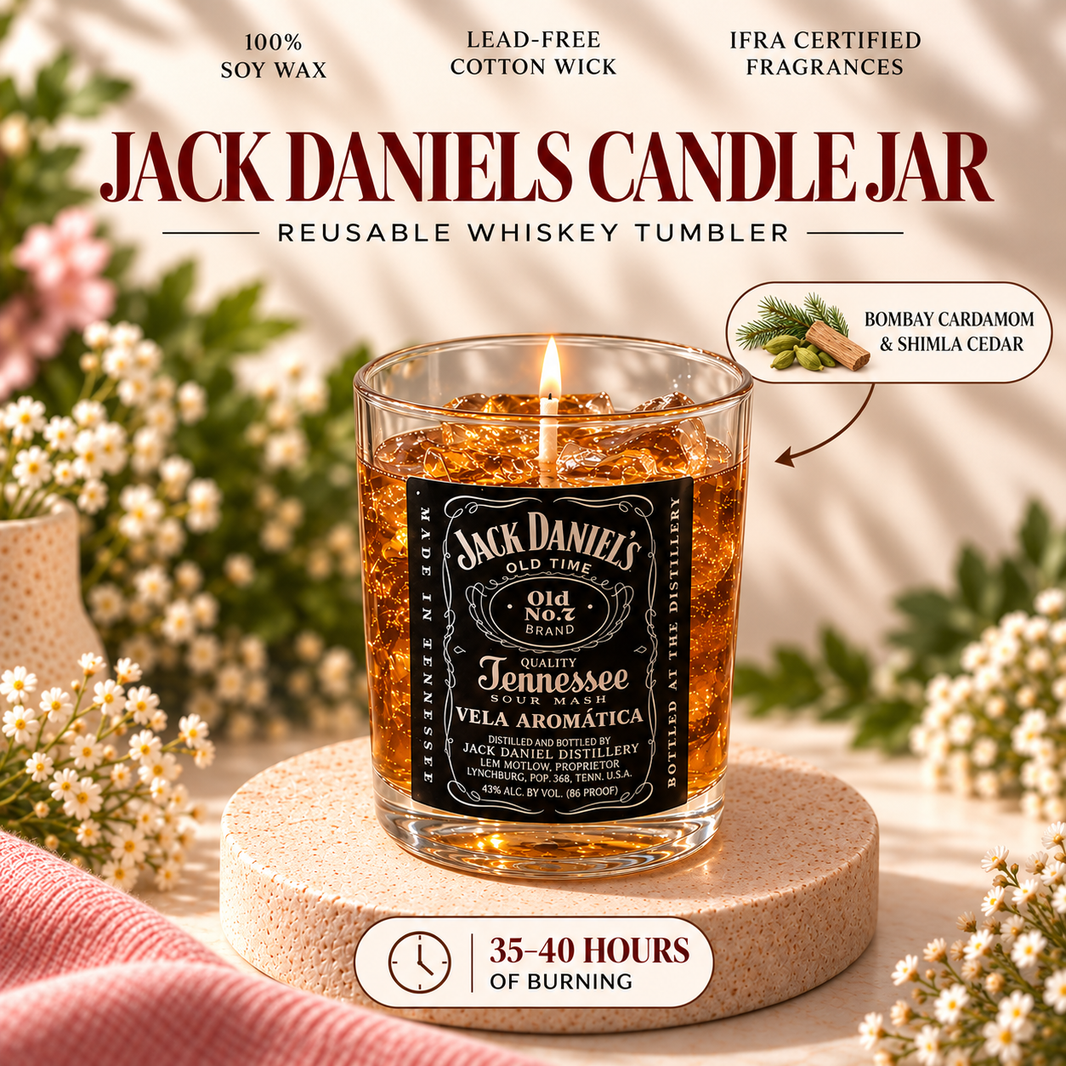 Jack Daniels Candle Jar