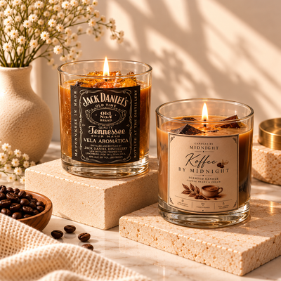 Jack & Iced Kofee Candle Duo – Gift Set of 2
