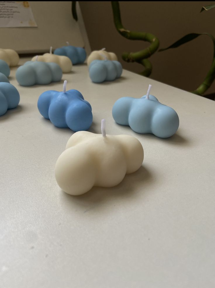 Cloud Candle Pack of 6 - Candles By Midnight