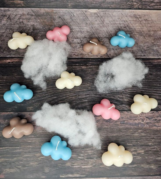 Cloud Candle Pack of 6 - Candles By Midnight
