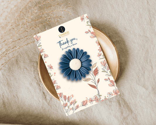 Daisy Candle - Candles By Midnight