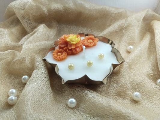 Flower Urli Candle - small - Candles By Midnight