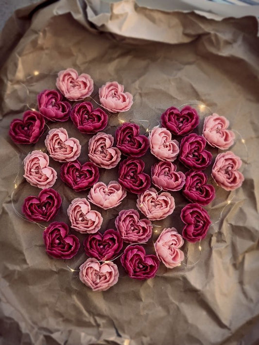 Heart Rose Candle - Candles By Midnight