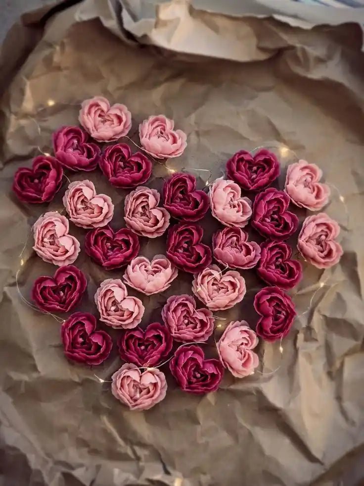 Heart Rose Candle - Candles By Midnight