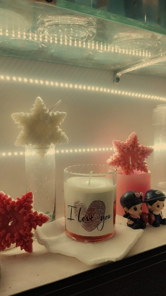 I LOVE YOU CANDLE JAR - Candles By Midnight