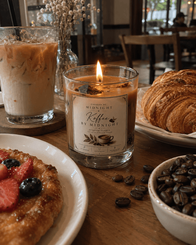 Iced Latte — Soy Wax Dessert Candle for Rakhi Gifting - Candles By Midnight