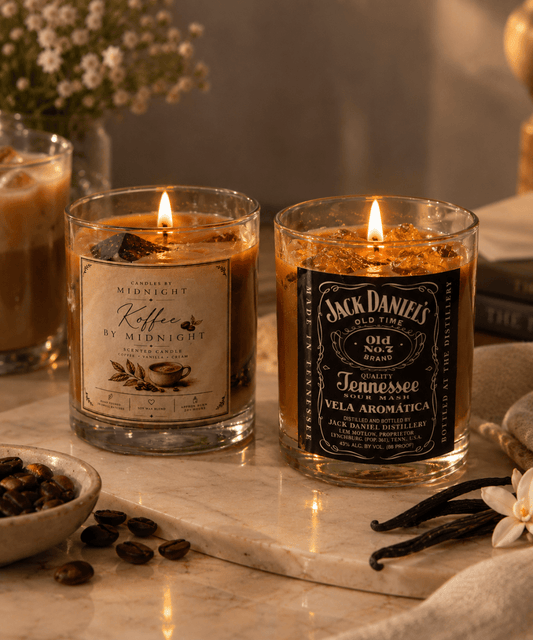 Jack & Iced Kofee Candle Duo – Gift Set of 2 - Candles By Midnight