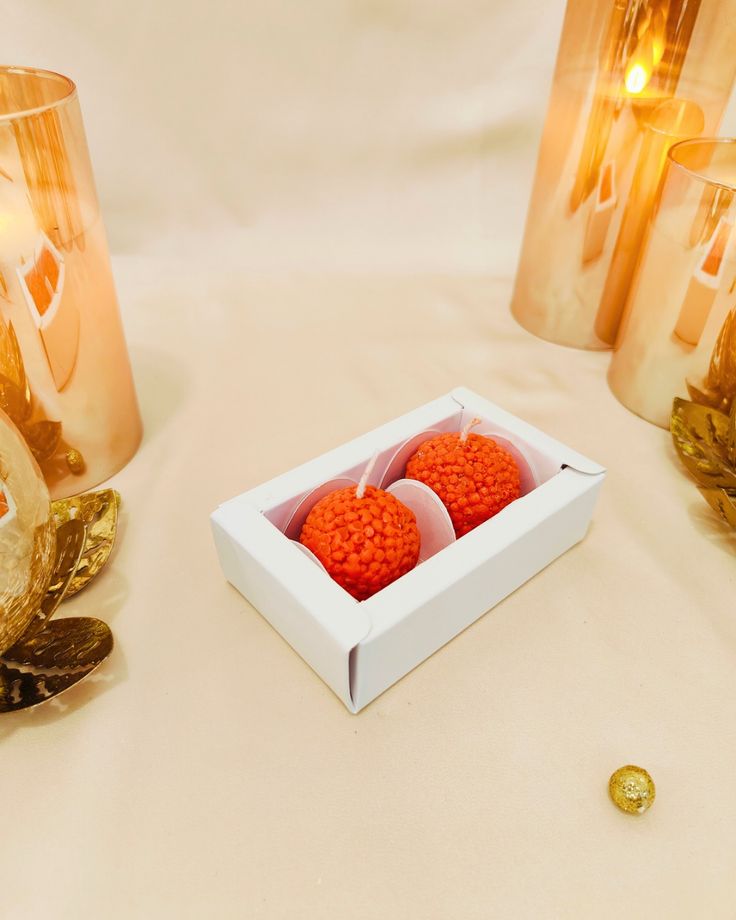 Laddu Candle and Modak Candle Combo | Laddo Candle and Modak Candle Combo (Pack of 2) - Candles By Midnight
