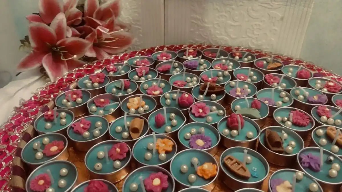Lotus Tea light Candle - Pack of 6 - Candles By Midnight