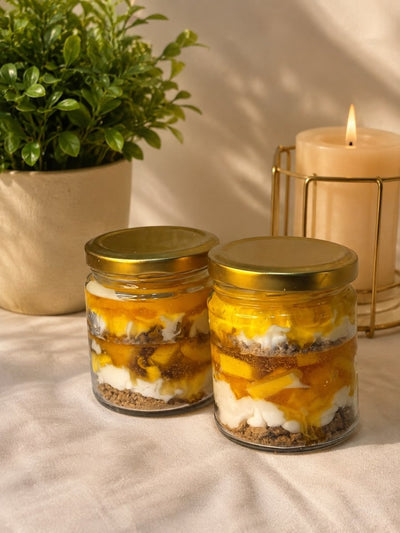 Mango Dessert Jar Candle - Candles By Midnight