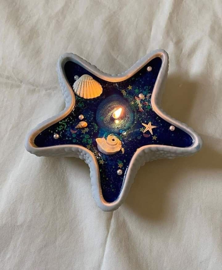 Starfish Candle - Ocean-Inspired Sculptural Soy Candle | Candles By Midnight