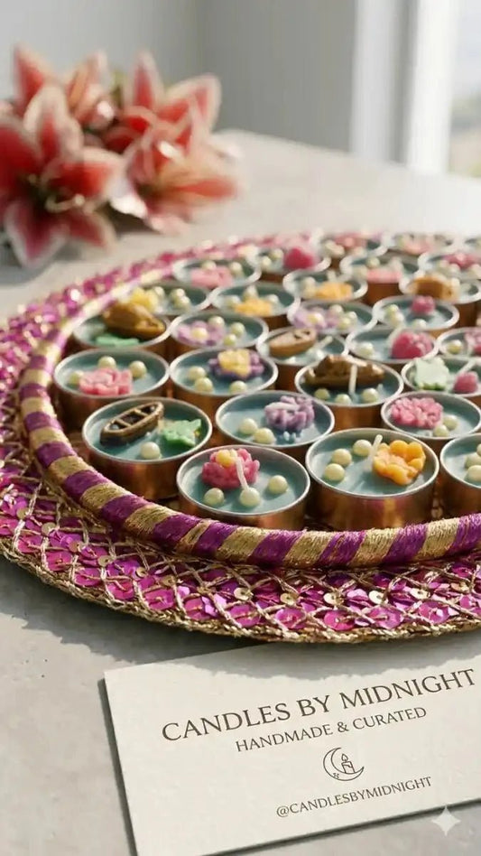The Festival Box — Diwali Urli & Tealight Set - Candles By Midnight