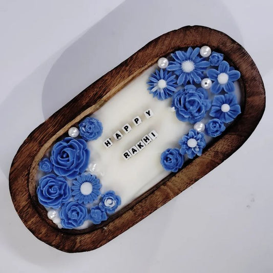 Wooden Tray — Soy Wax Candle for Romantic Gifting - Candles By Midnight