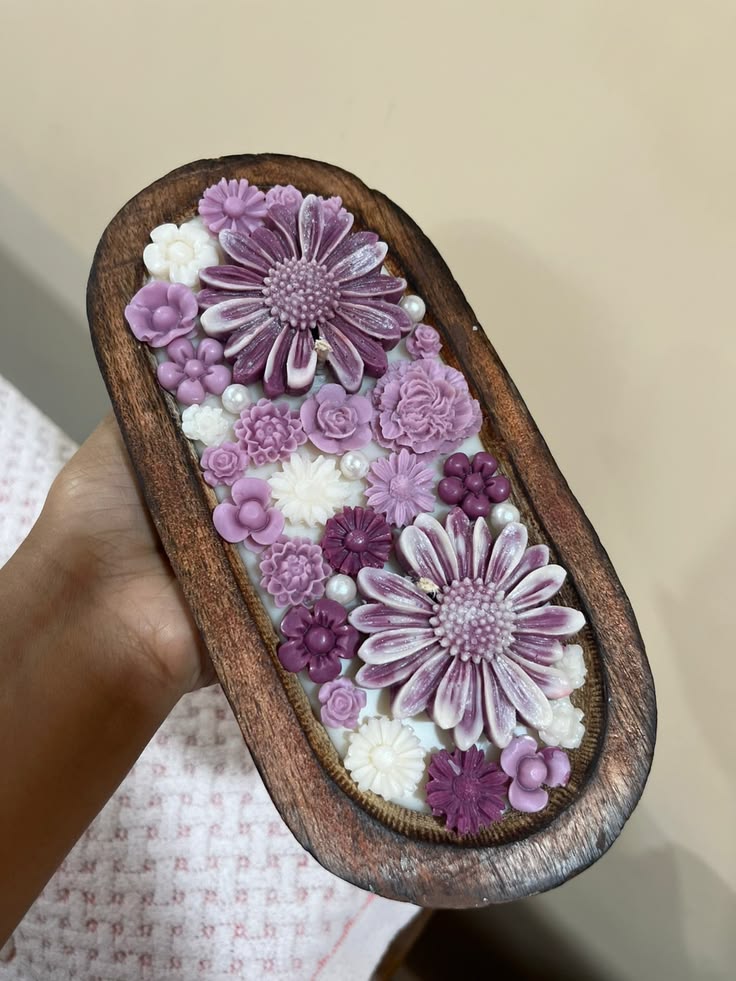 Wooden Tray — Soy Wax Candle for Romantic Gifting - Candles By Midnight